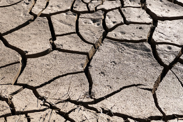 global warming equals: thirst and drought,drought or soil breaking,