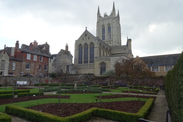 Fototapeta na wymiar St Edmundsbury Cathedral, Bury St Edmunds, Suffolk, England, UK