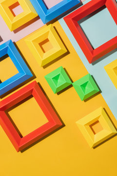 Abstract square background.