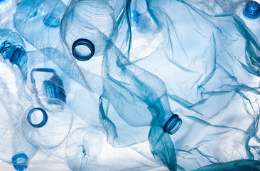 Concept about plastic pollution