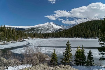 lake in the mountains