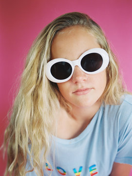 Noelle with Cobain sunglasses