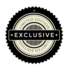 Vintage badge. Premium design element. Limited edition vector