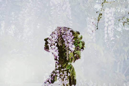 Silhouette of a woman