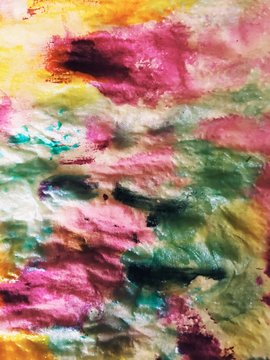 crinkled texture with abstract colours