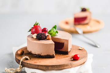 chocolate raw cake