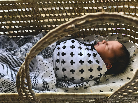 Sleeping In a Moses Basket