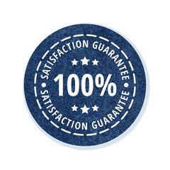 100% Guarantee label illustration