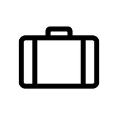 Briefcase icon flat vector illustration design