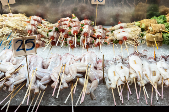 Street food in Kuala Lumpur night market