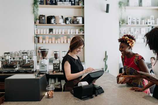 Portraits of workers from coffee bar.