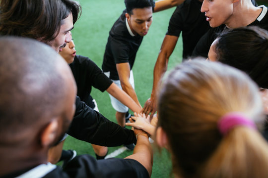 Group of young players.
