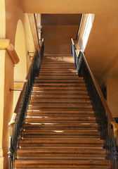 Obraz premium Staircase Outside of Building Balboa Park