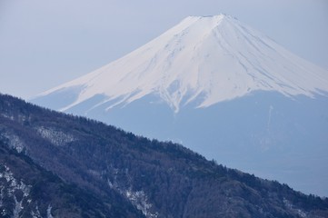 本社ヶ丸より望む富士山