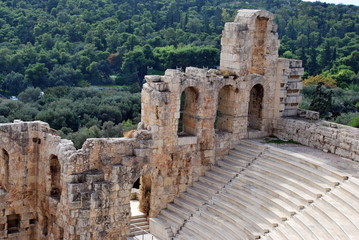Fototapeta na wymiar Amphitheater in Athens