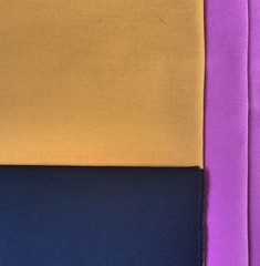 Stoffstapel sortiert