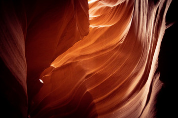 Wonderful colors of the Upper Antelope Canyon - travel photography