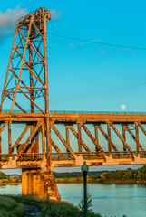 Obraz premium MERIDIAN HIGHWAY BRIDGE, YANKTON SOUTH DAKOTA