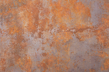 Sick Surface Of Rusty Metal With Jagged, Uneven Spotted. Rust Sheet Steel, Old Metal Iron Rust Texture.