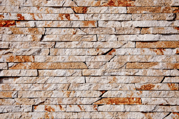 Background textures of a stone. Decorative front stone.
