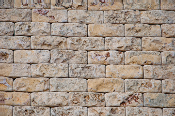Background textures of a stone. Decorative front stone.