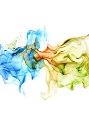 Abstract multi color background with splash color.