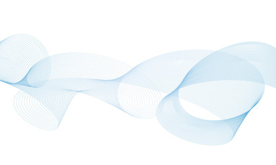 Abstract colorfull wave element for design. Digital frequency track equalizer. Stylized line art background.Vector illustration.Wave with lines created using blend tool.Curved wavy line, smooth stripe