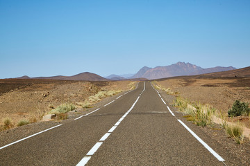 endless highway desert horizon