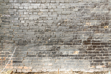 Empty Old Brick Wall Texture.