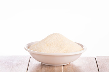 Collagen protein powder - Hydrolyzed. Text space