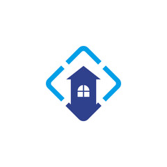 Home logo design vector template
