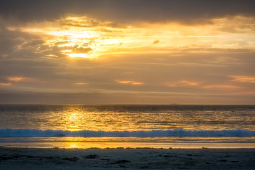 Fototapeta na wymiar Sunset From Glen Beach