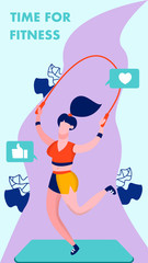 Time for Fitness, Gym Flyer, Brochure Template