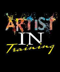 Artist in training