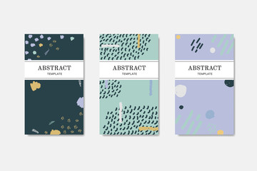 Hand drawn patterned name cards