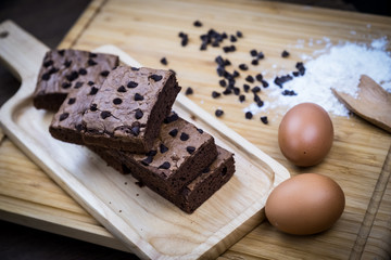 chocolate brownie dessert