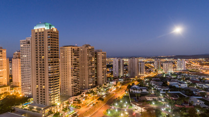 Avenida Professor João Fiúza, the most famous avenue in Ribeirão Preto, São Paulo / Brazil