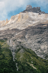 Hiking in Torres Del Paine National Park in the Patagonia Region of Southern Chile 