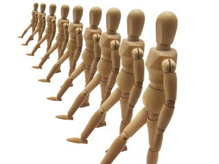 足並みをそろえる