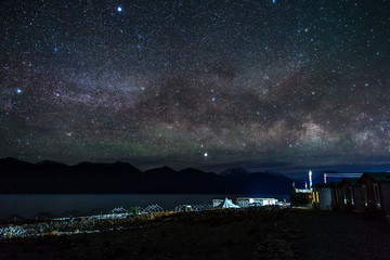 Milky way on over the Malfatano Cape