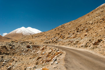 Landscape mountain and sky at Ladakh india