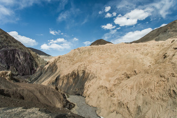 Fototapeta na wymiar Landscape mountain and sky at Ladakh india