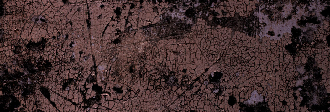 Abstract aged cracked concrete wall texture background vintage style for art work.
