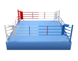 Boxing Ring Isolated