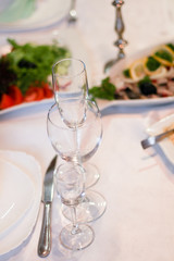 table setting for a holiday