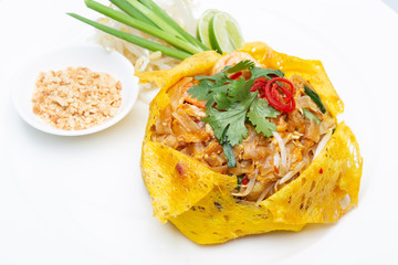 Pad Thai and wrapped in egg.thai food © ohhh_photo