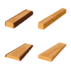 Vector illustration of signboard  and wood sign. Collection of signboard  and wooden stock symbol for web.