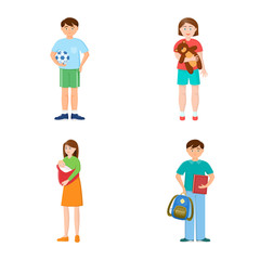 Isolated object of family  and people symbol. Set of family  and avatar  stock vector illustration.