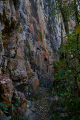 Image of a hiking trail in the mountains.
