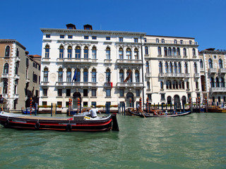 Fototapeta na wymiar Gondola in Venice, Italy 